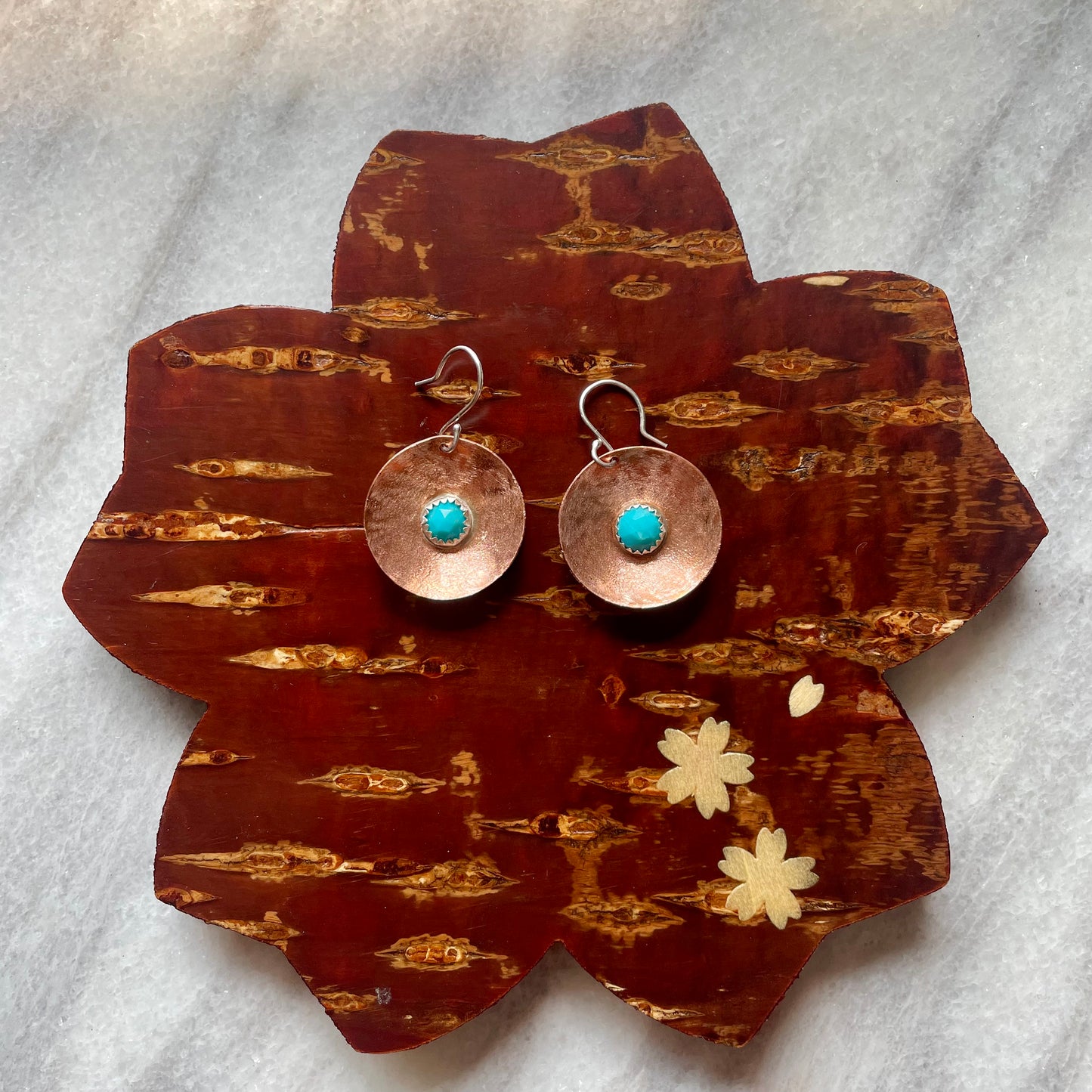 Copper & Turquoise Earrings