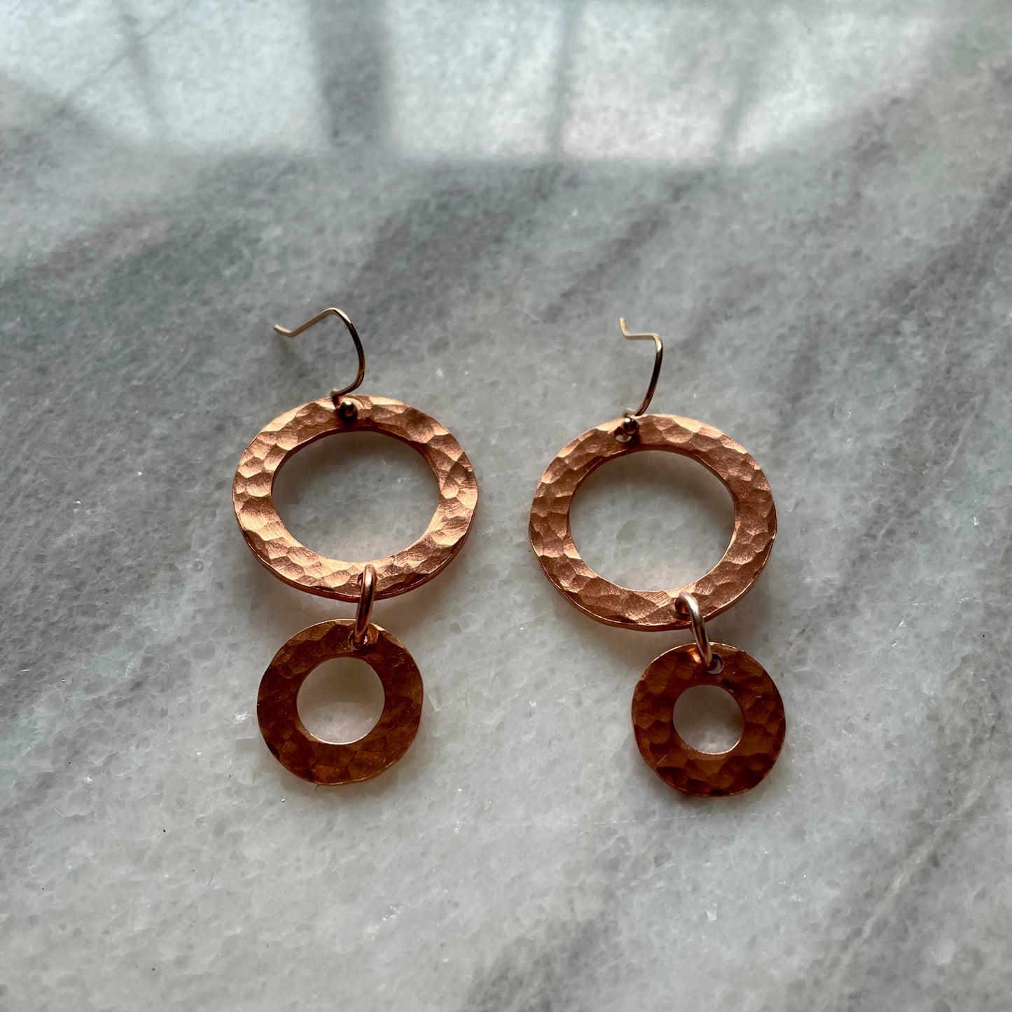 Upcycle Copper Washer Earrings