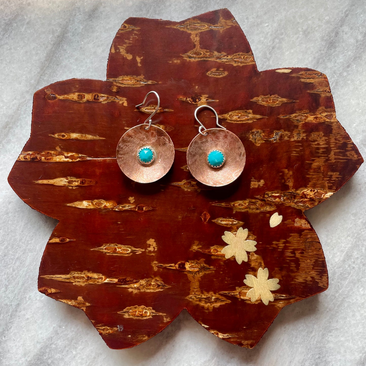 Copper & Turquoise Earrings