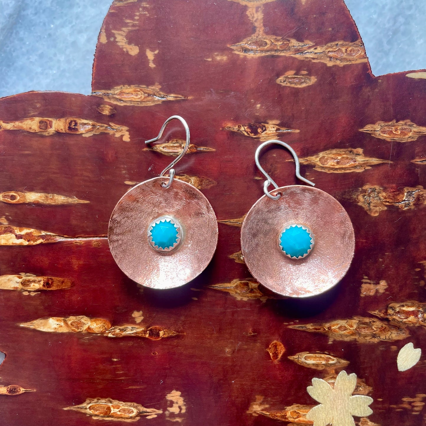 Copper & Turquoise Earrings