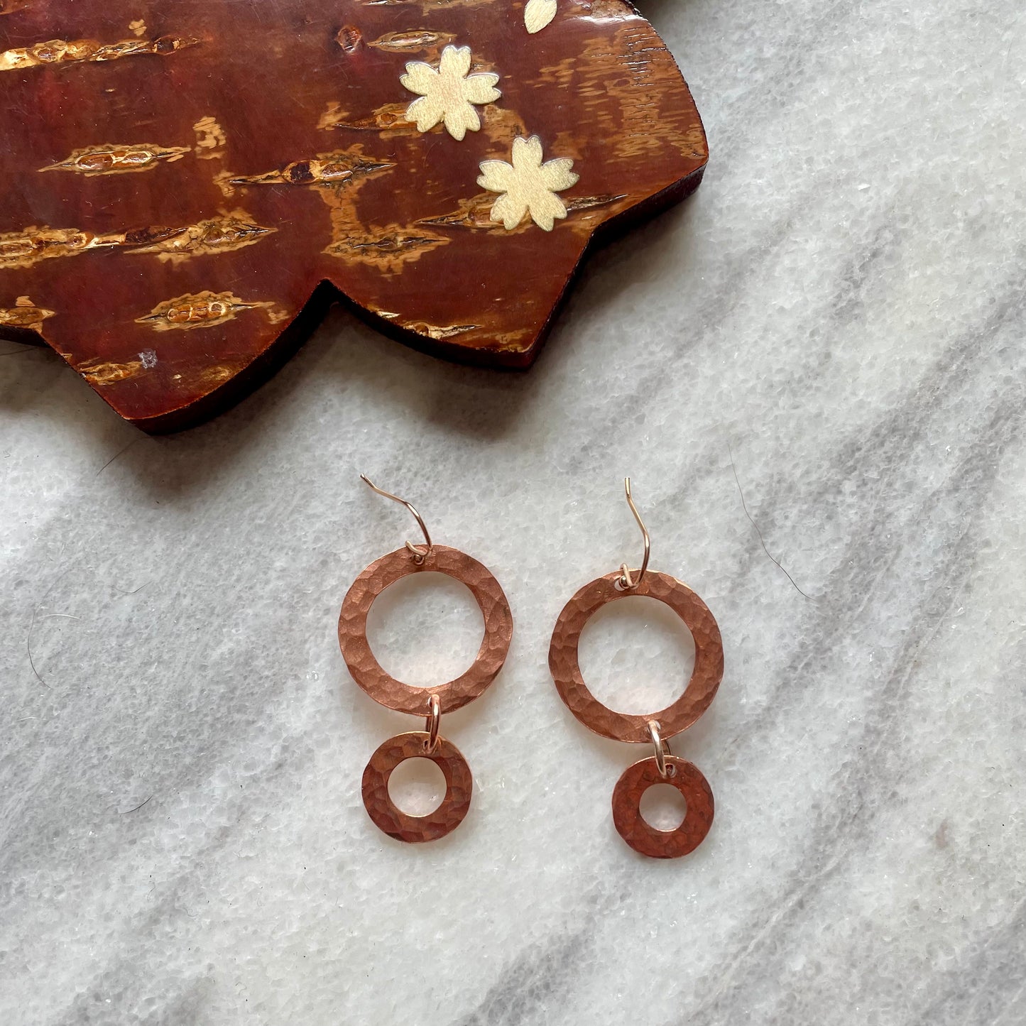 Upcycle Copper Washer Earrings