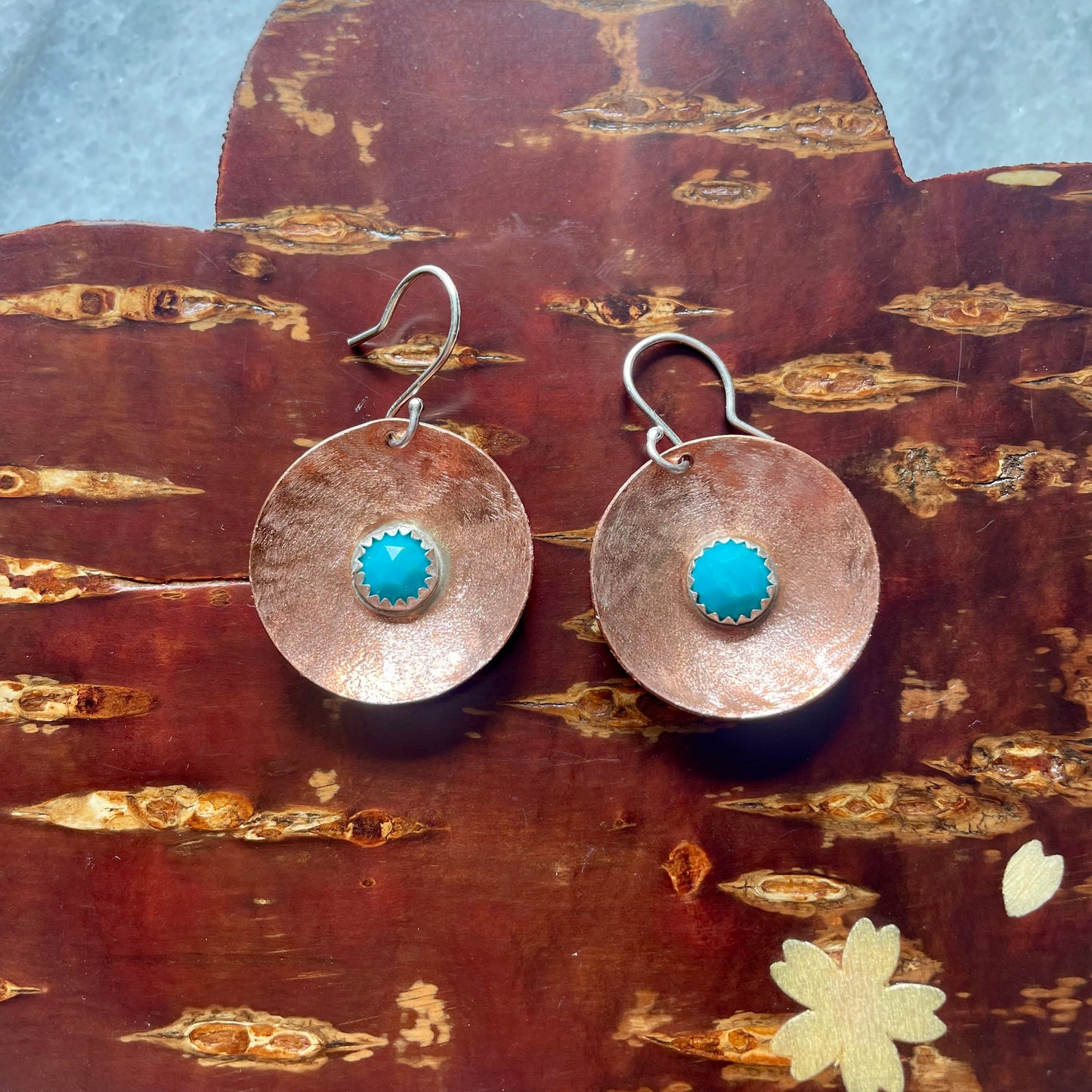 Copper & Turquoise Earrings