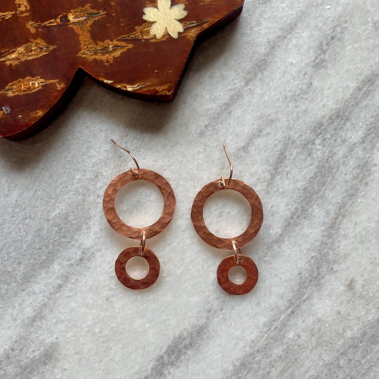 Upcycle Copper Washer Earrings