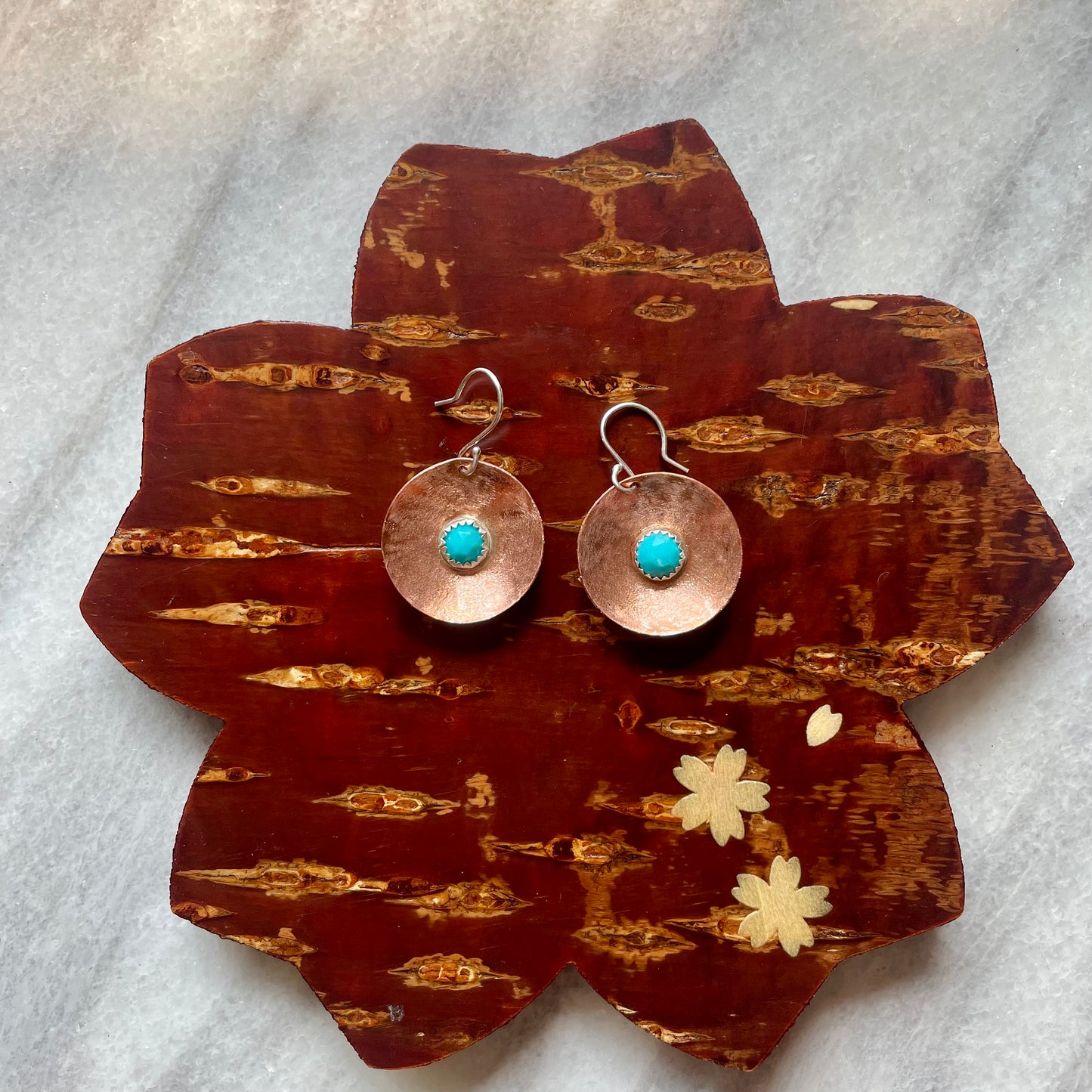 Copper & Turquoise Earrings