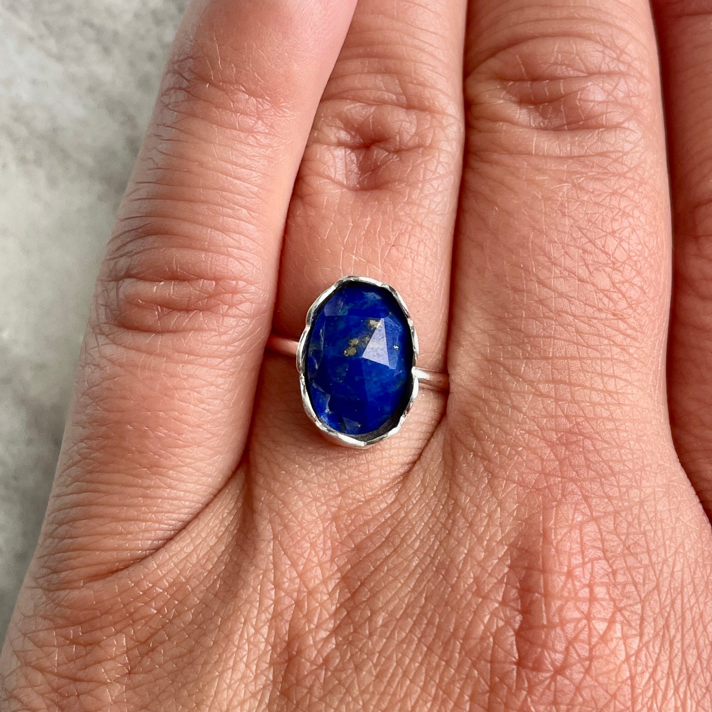 Lapis-Made to Order Sterling Silver Ring