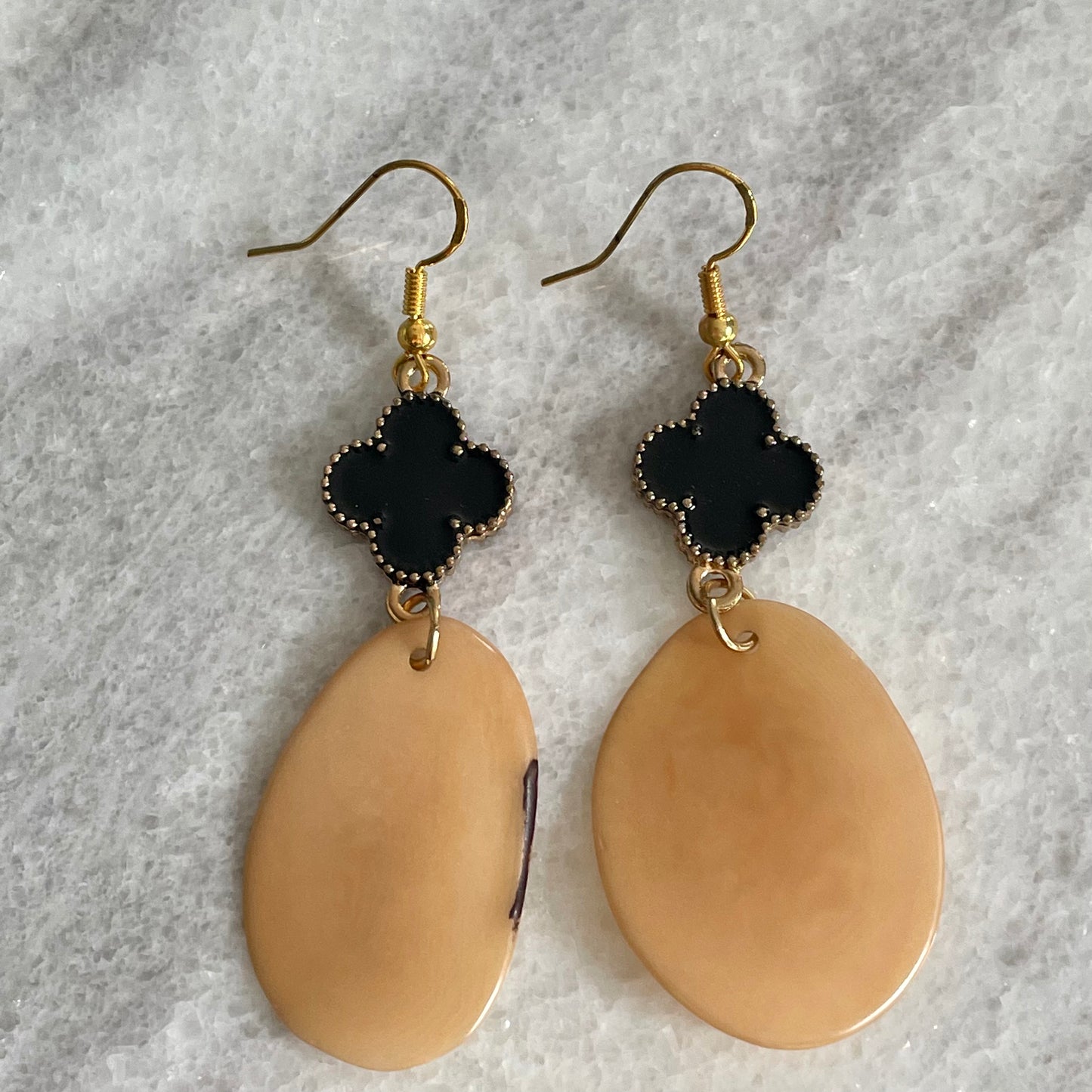 Clover Tagua Earrings