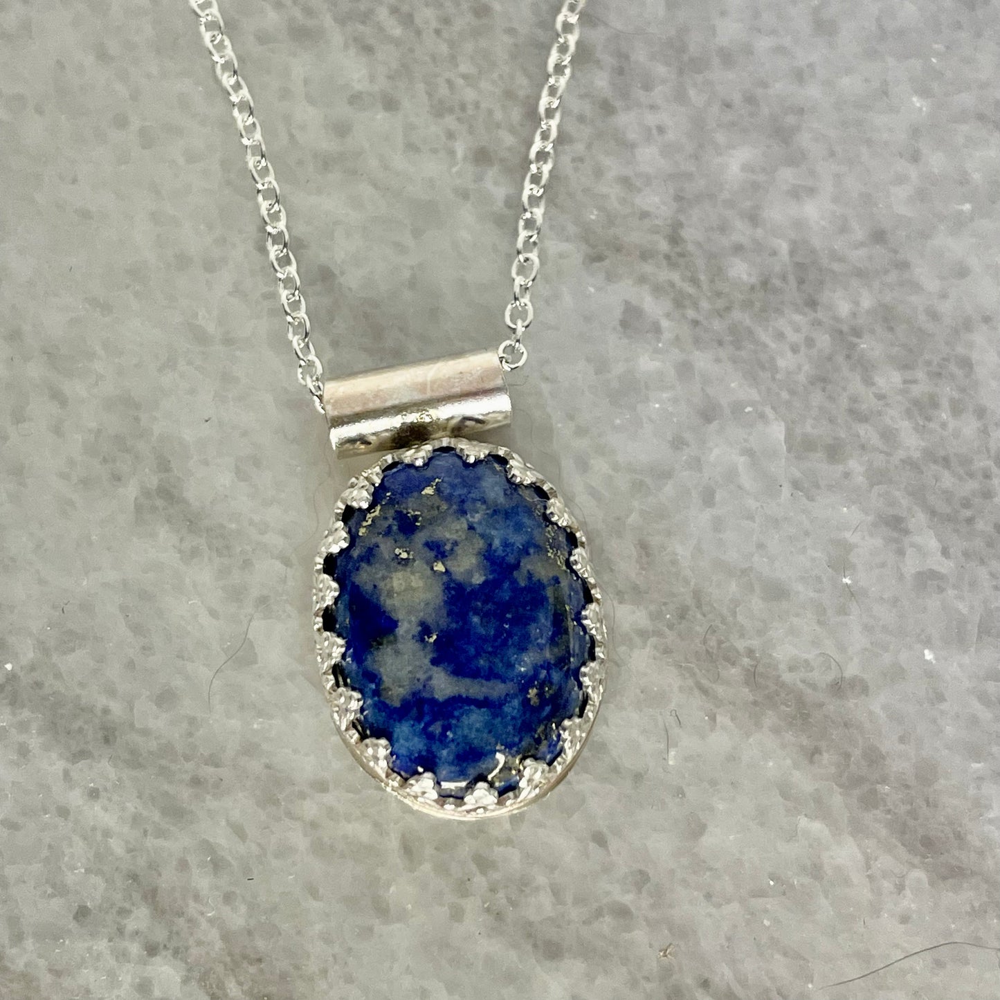 Lapis Oval Necklace