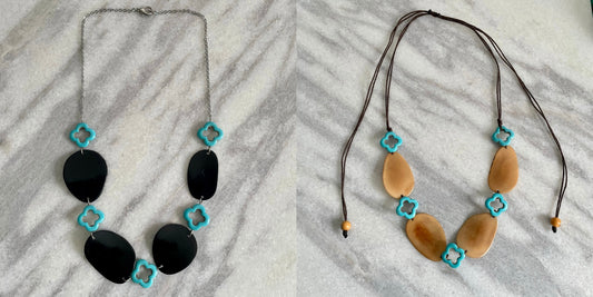 Clover Tagua Necklace