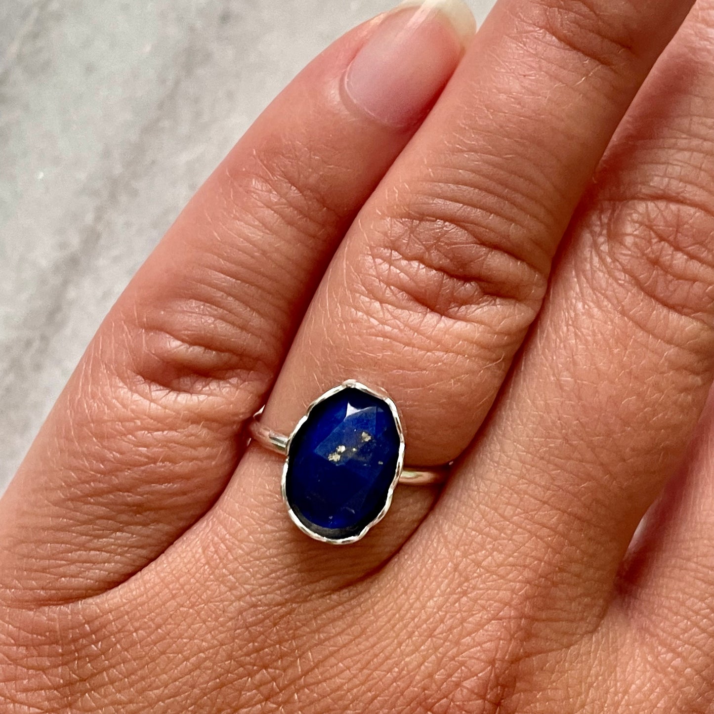 Lapis-Made to Order Sterling Silver Ring