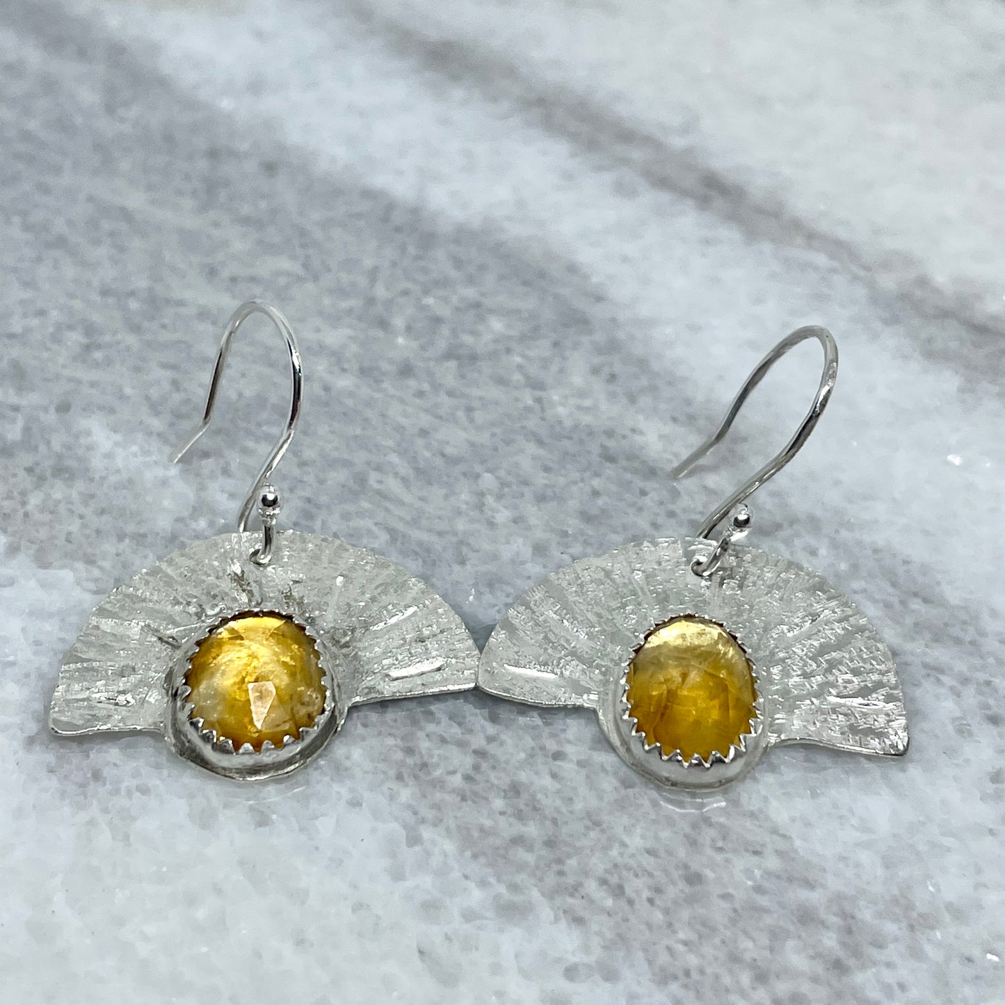 Citrine Sun Earrings