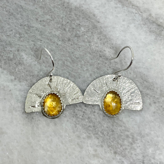 Citrine Sun Earrings