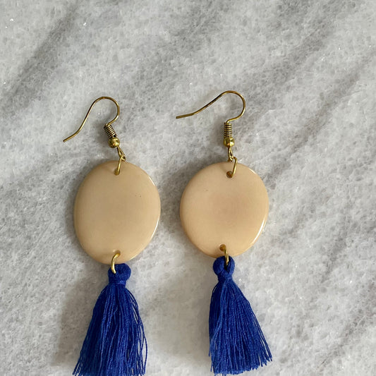 Tassel Tagua Earrings