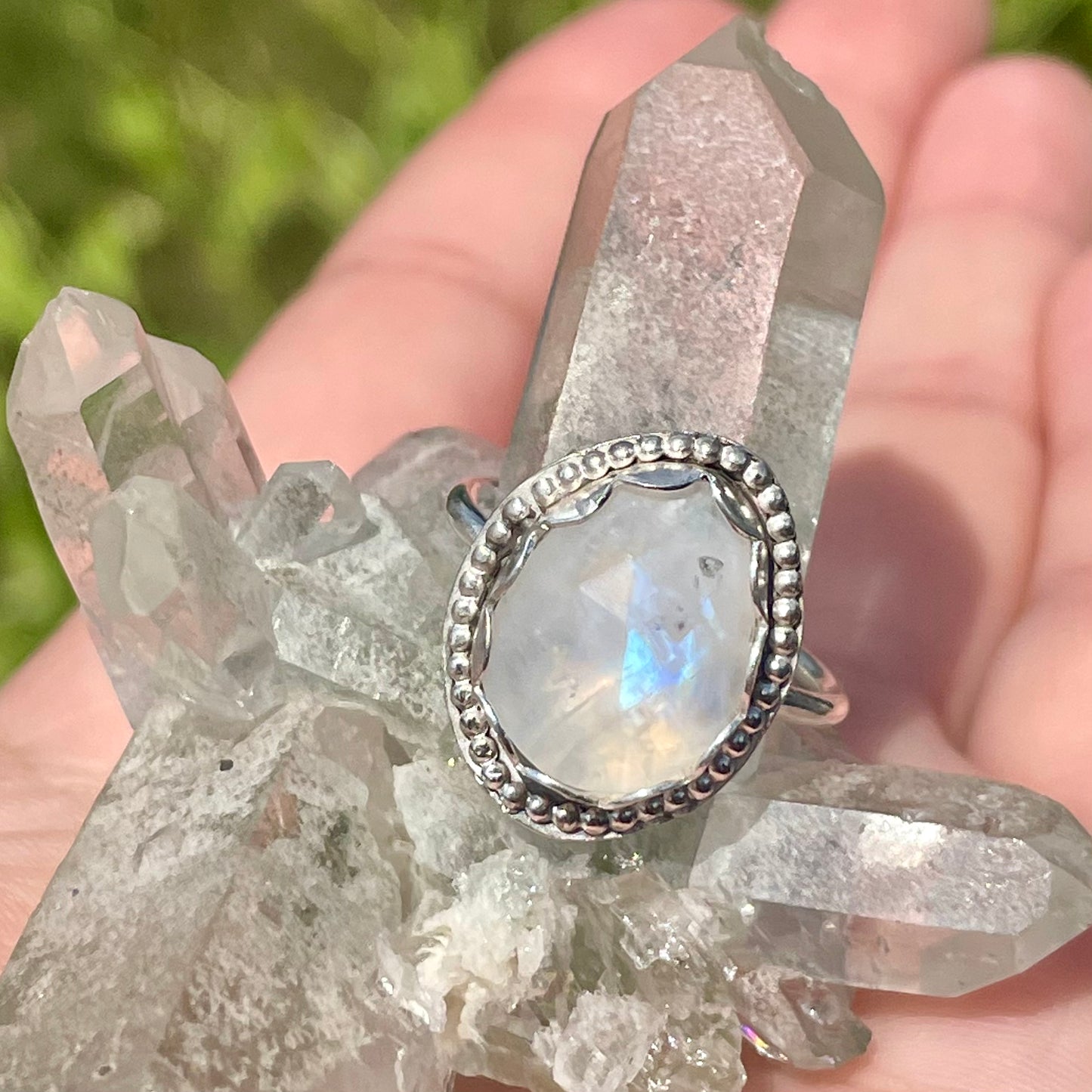 Moonstone Sterling Silver Ring