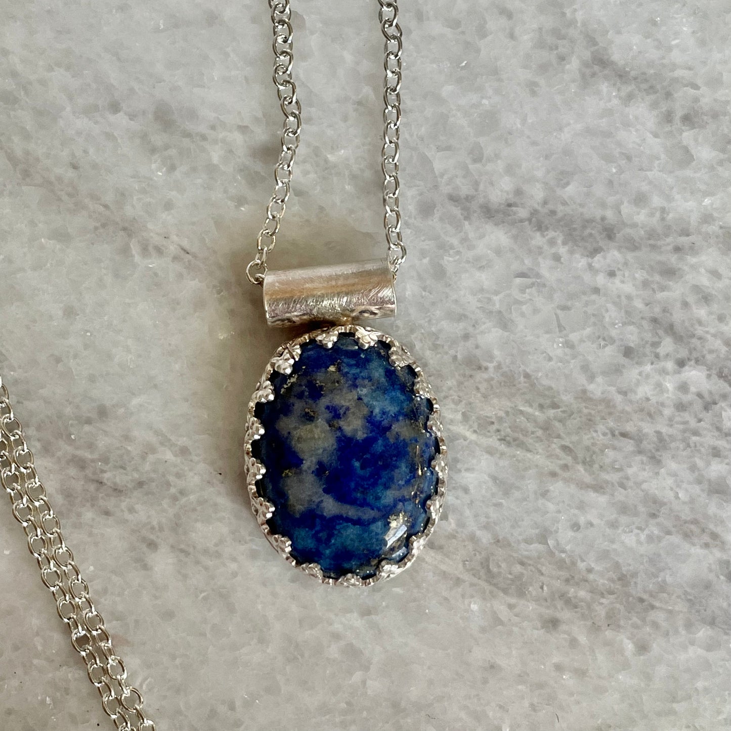 Lapis Oval Necklace