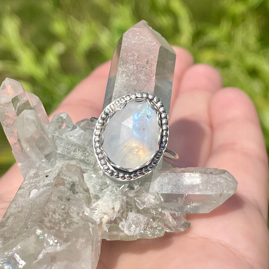 Moonstone Sterling Silver Ring