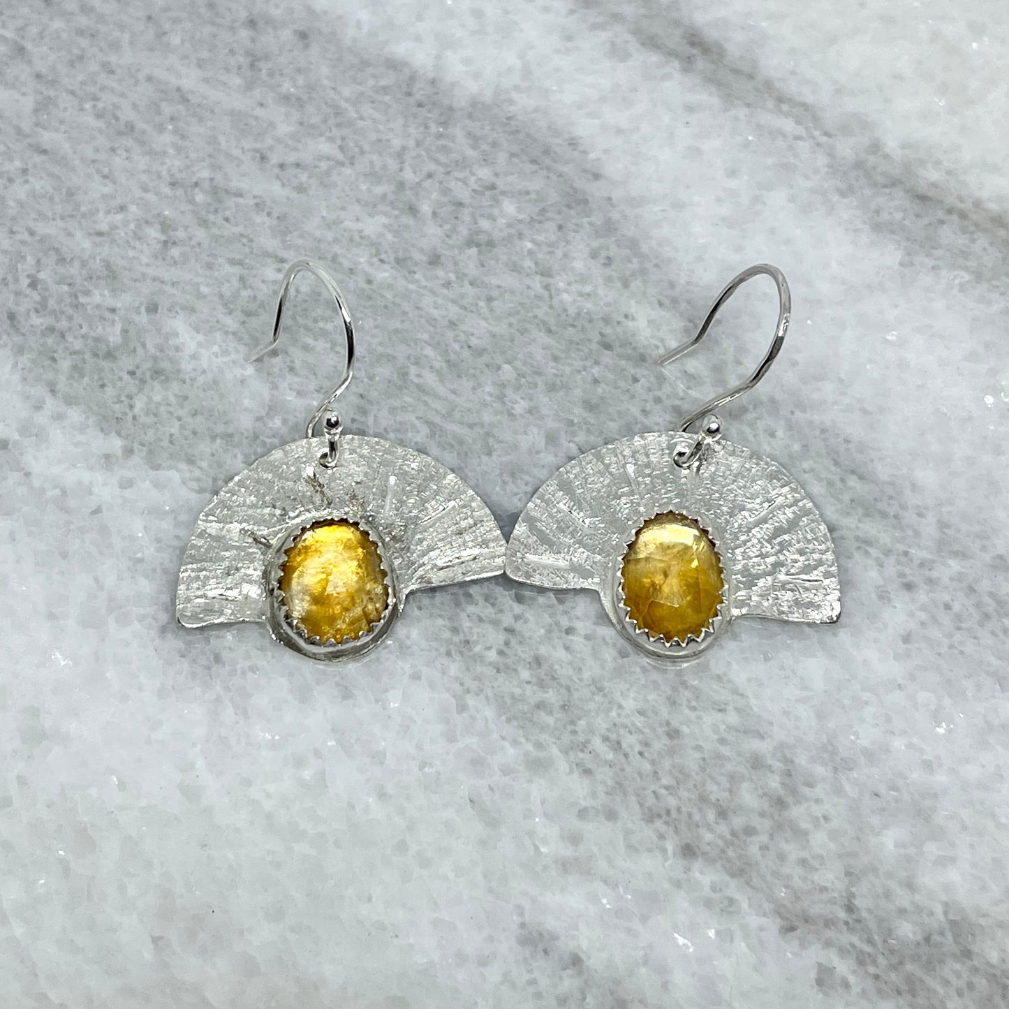 Citrine Sun Earrings