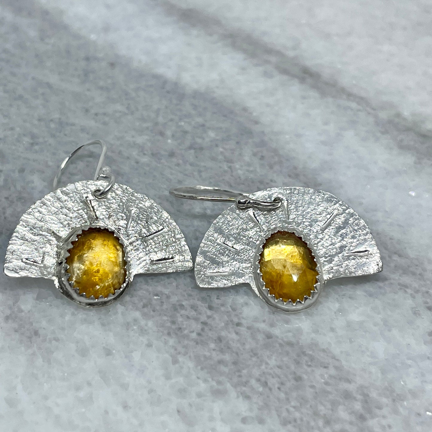 Citrine Sun Earrings