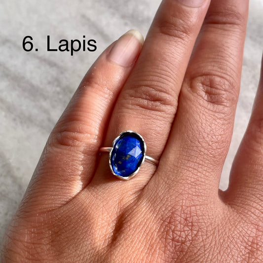 Lapis-Made to Order Sterling Silver Ring