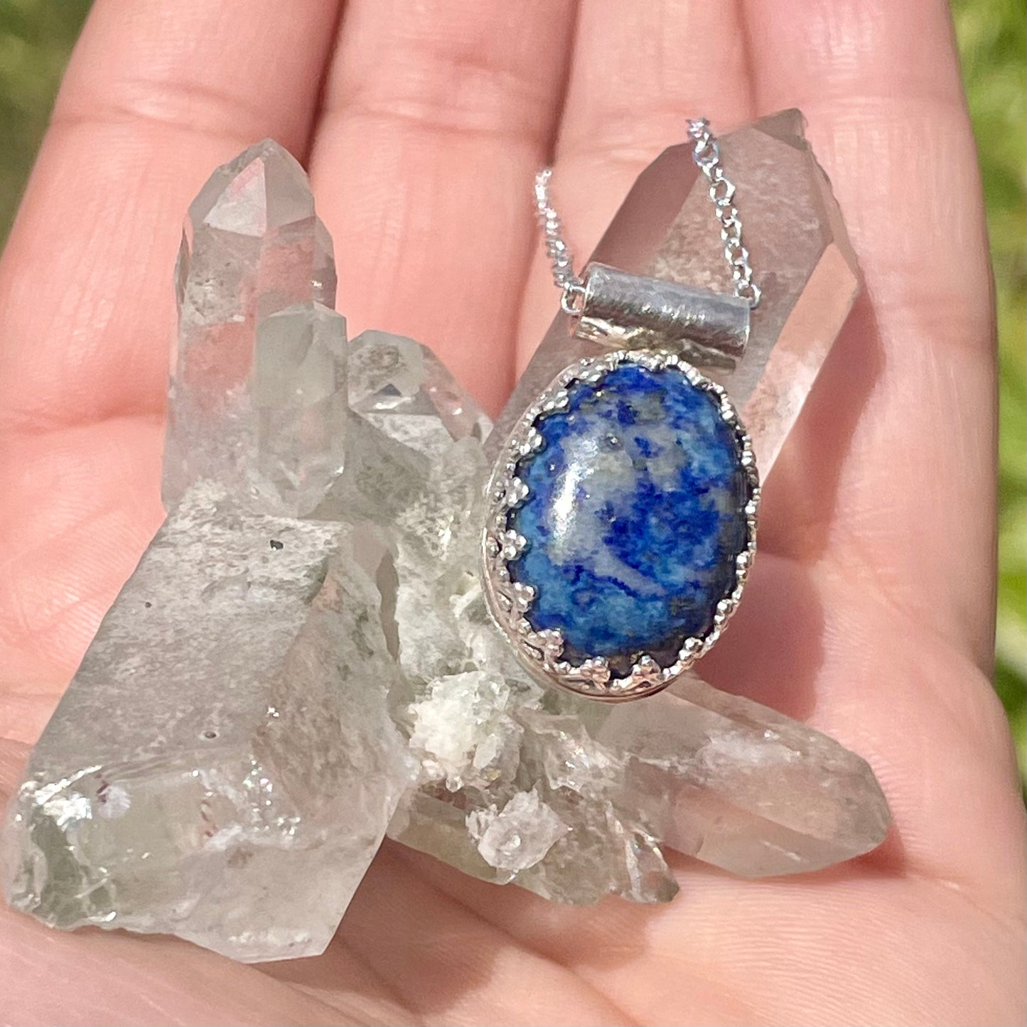 Lapis Oval Necklace