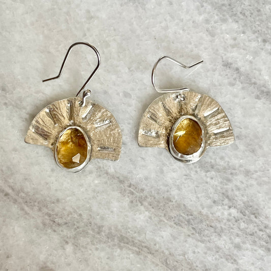 Citrine Sun Earrings