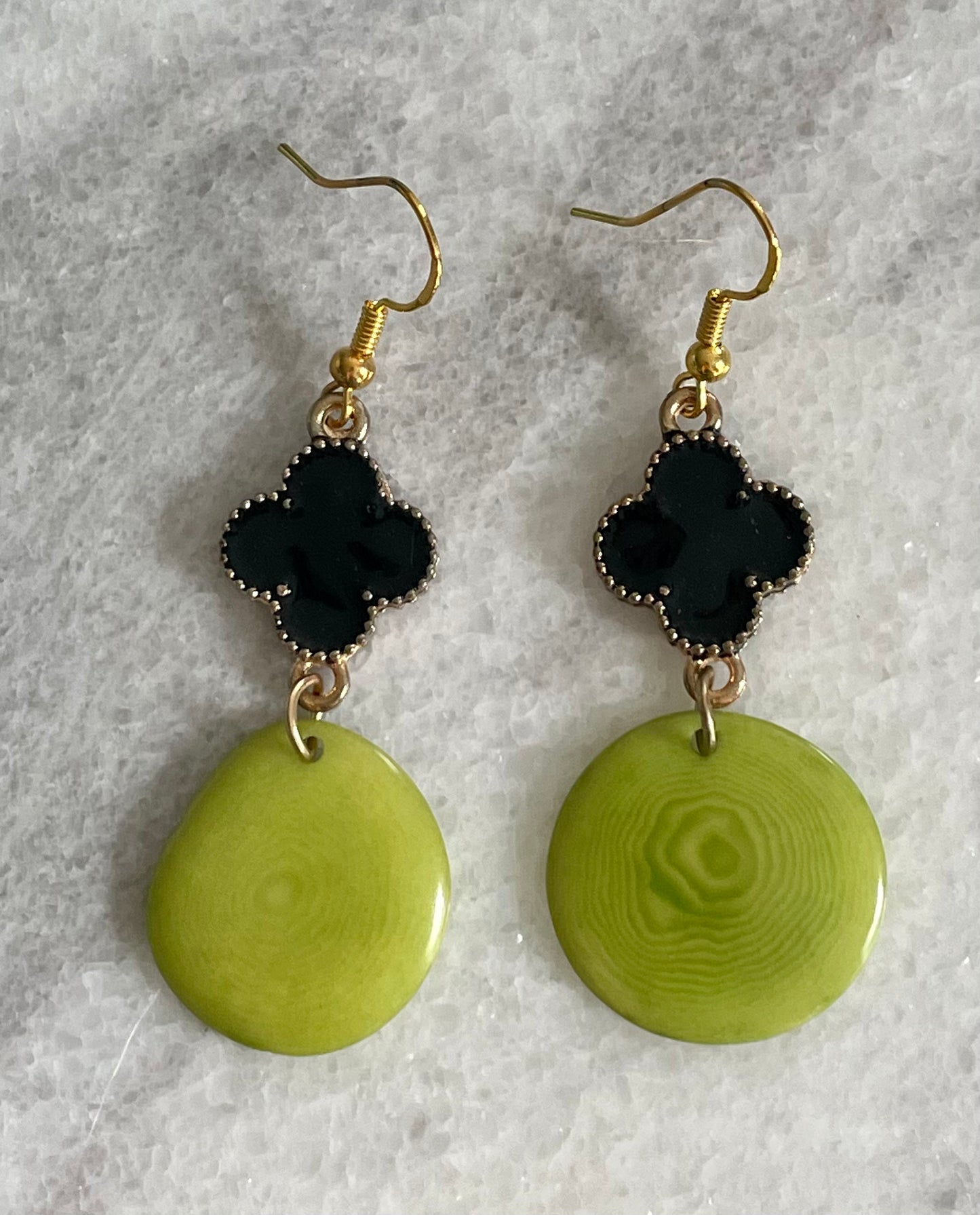 Clover Tagua Earrings